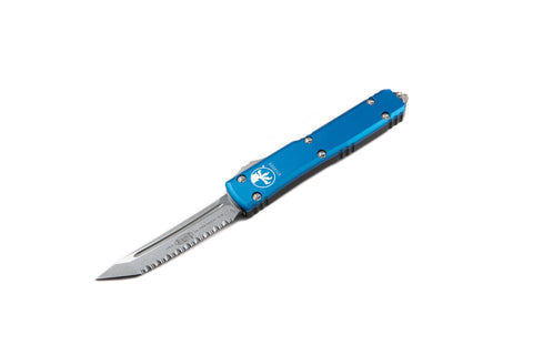 LEO Ultratech Blue/Black Fully Serrated (123-12LEO) *NON-ENGRAVED*